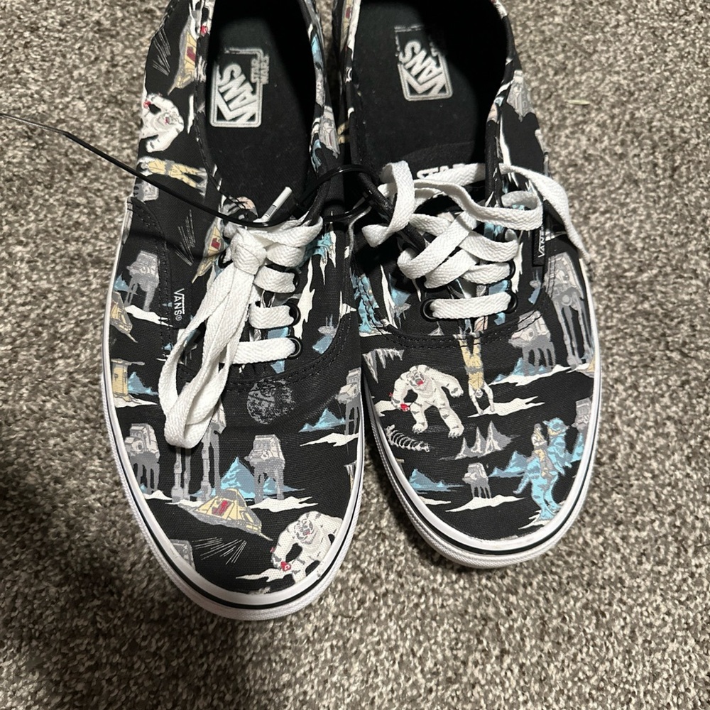 Vans Black Sneakers Star Wars themed
